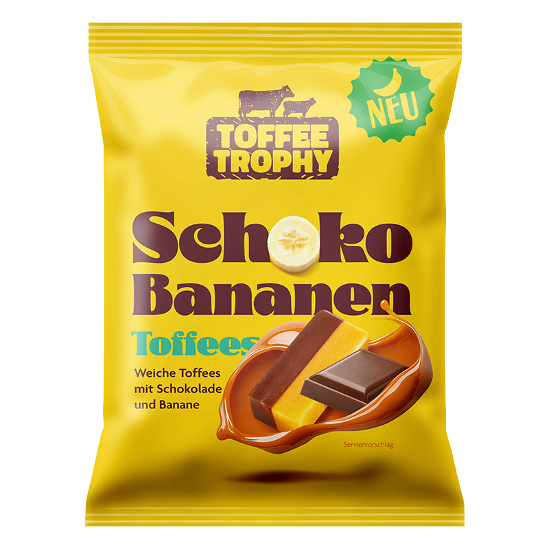 Toffee Trophy Schoko Bananen Toffees