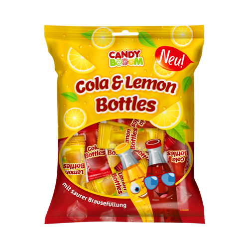 Candy Booom Cola & Lemon Bottles