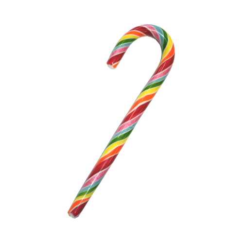 Candy Booom Candy Canes Rainbow Kirsche